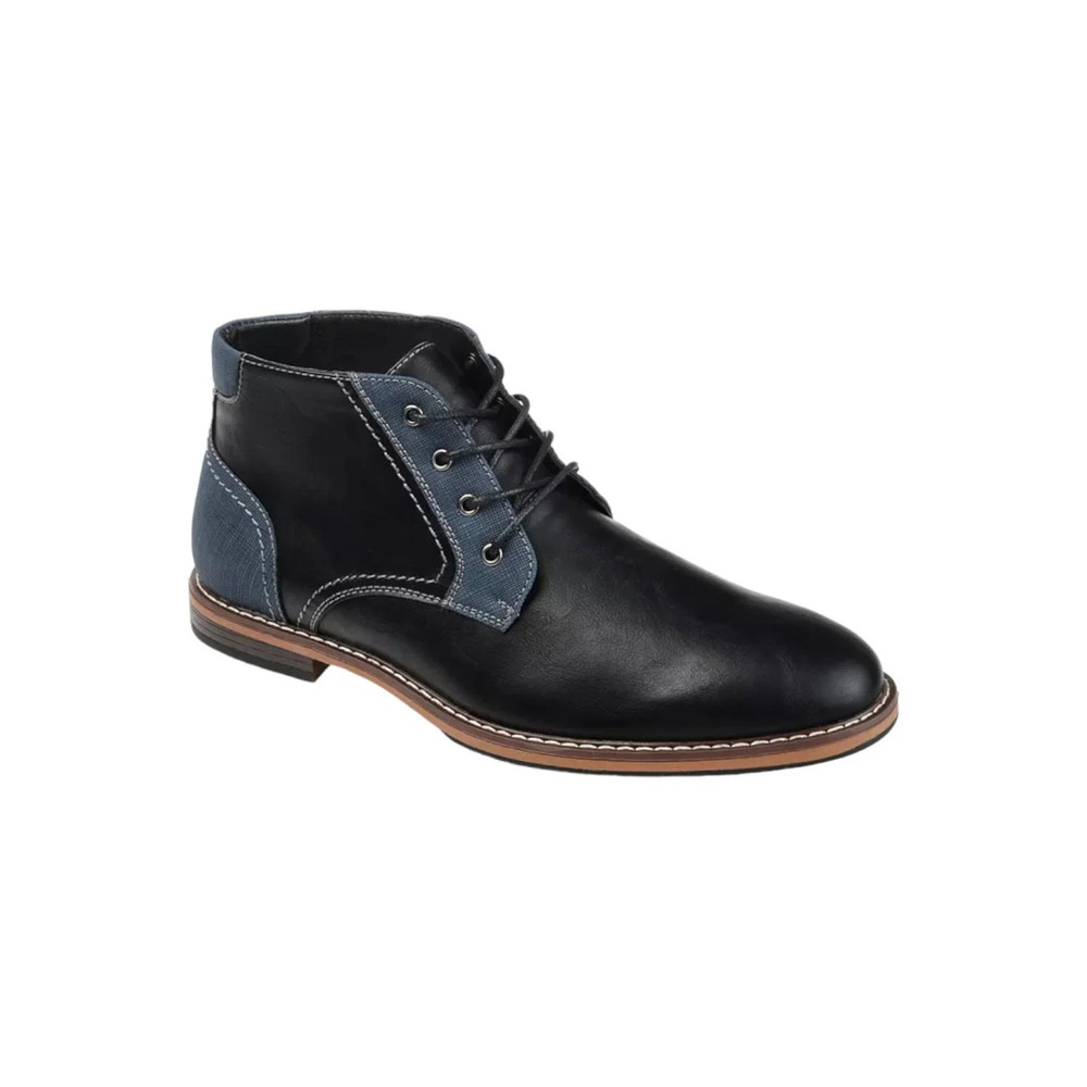 Vance Co. Mens Franco Boots Black - Wide